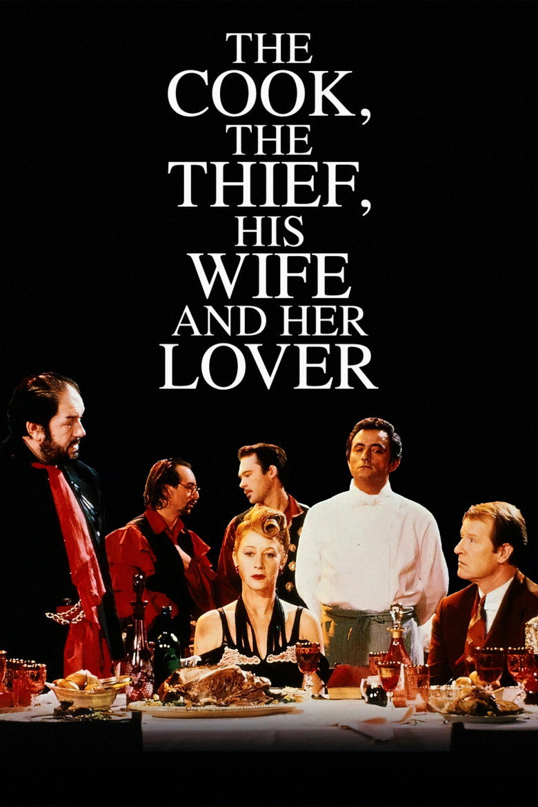 Кухар, злодій, його дружина і її коханець / The Cook, the Thief, His Wife & Her Lover (1989) TMDB poster