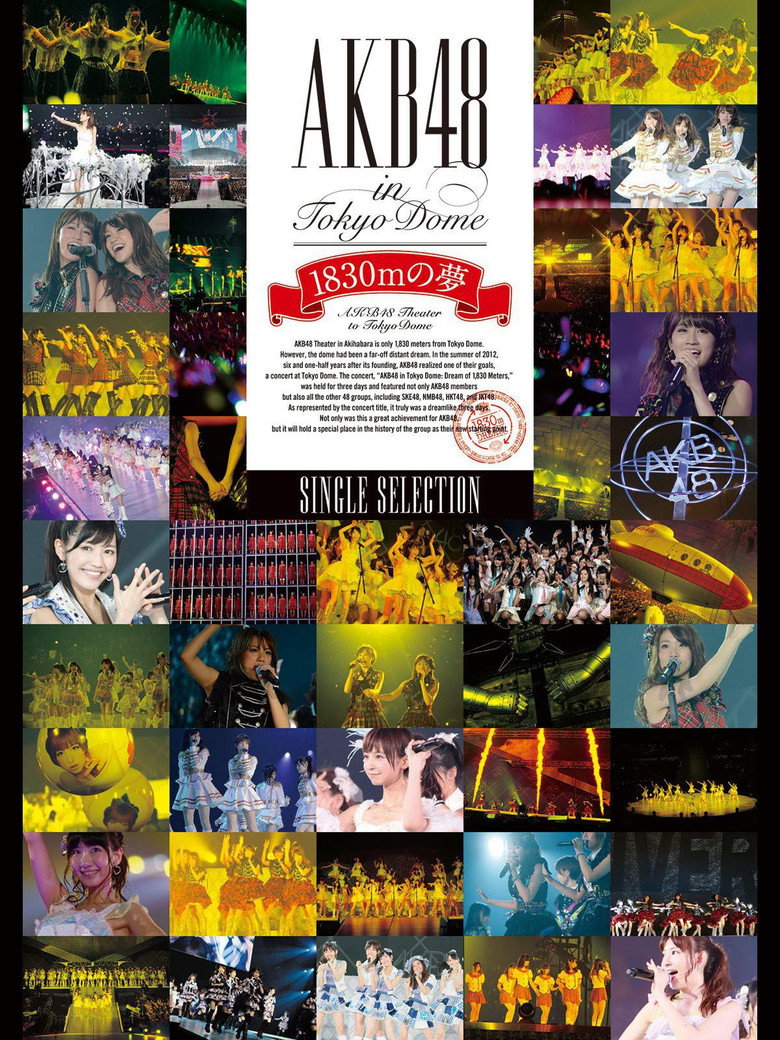 AKB48 in TOKYO DOME ～1830mの夢～ (2012) TMDB poster