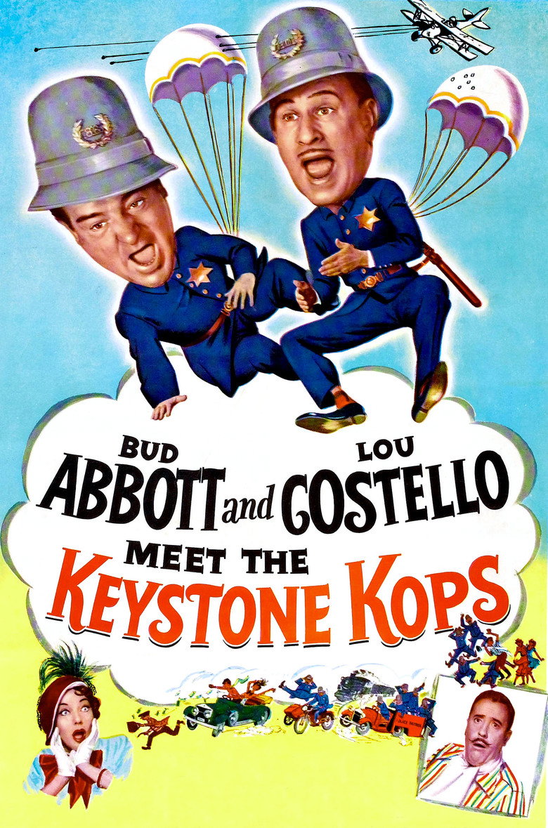 Ебботт і Костелло зустрічають поліцейських з Кістоуна / Abbott and Costello Meet the Keystone Kops (1955) TMDB poster