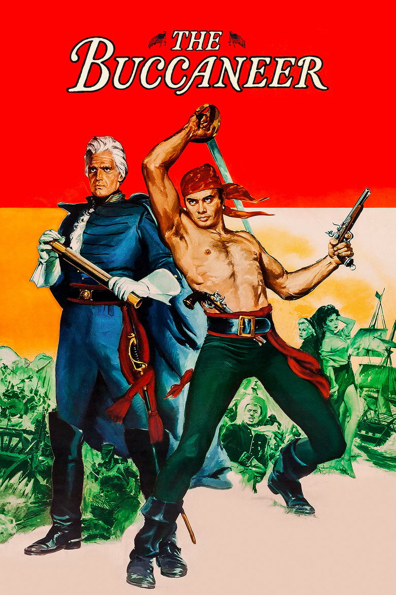 The Buccaneer (1958) TMDB poster