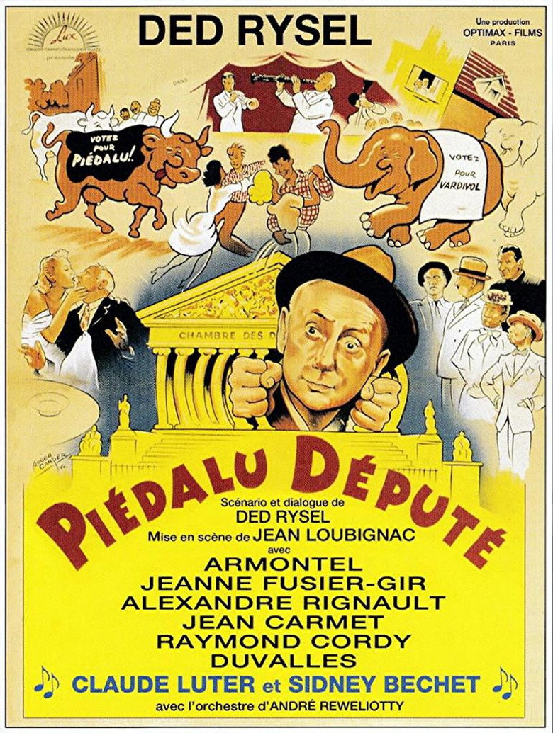 Piédalu député (1954) TMDB poster
