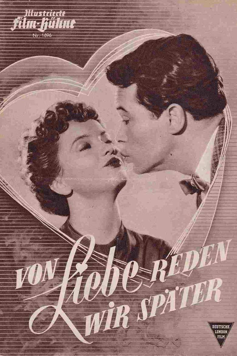 Von Liebe reden wir später (1953) TMDB poster