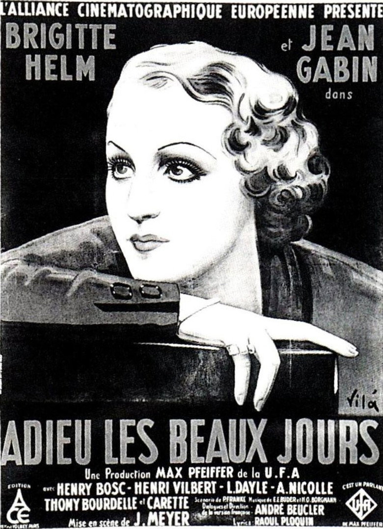 Adieu les beaux jours (1933) TMDB poster