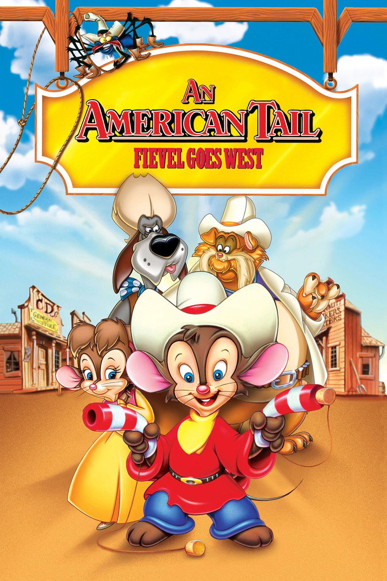 Американський хвіст: Фівел їде на Захід / An American Tail: Fievel Goes West (1991) TMDB poster