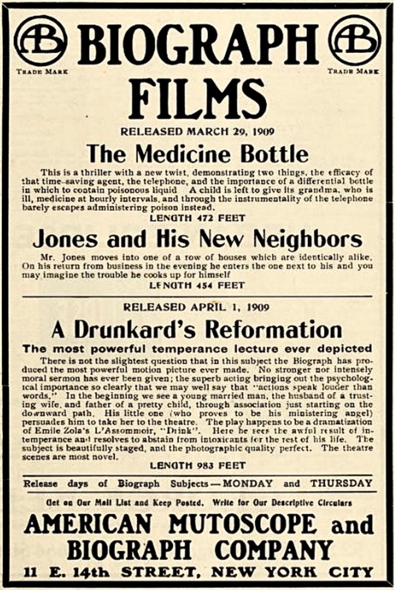 Jones and His New Neighbors (1909) TMDB poster