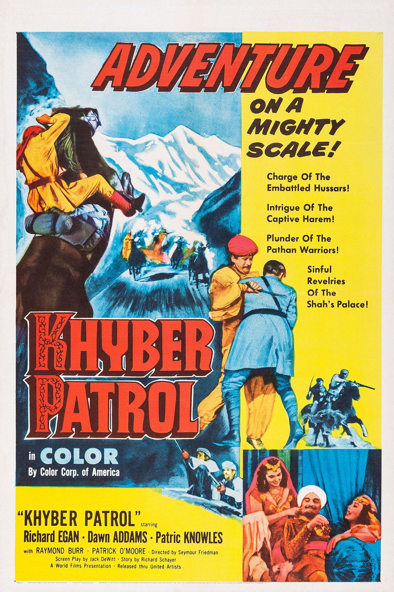Khyber Patrol (1954) TMDB poster
