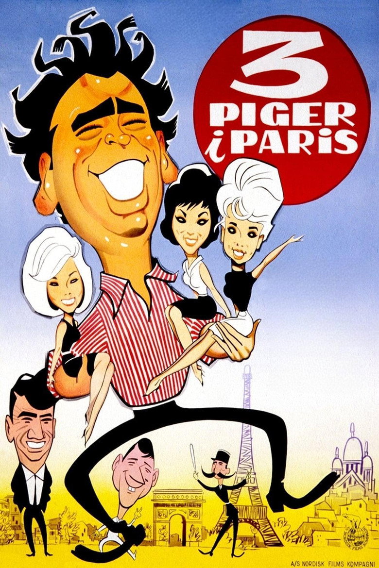Tre piger i Paris (1963) TMDB poster