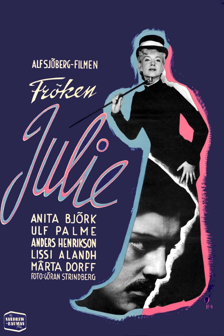 Fröken Julie (1951) TMDB poster