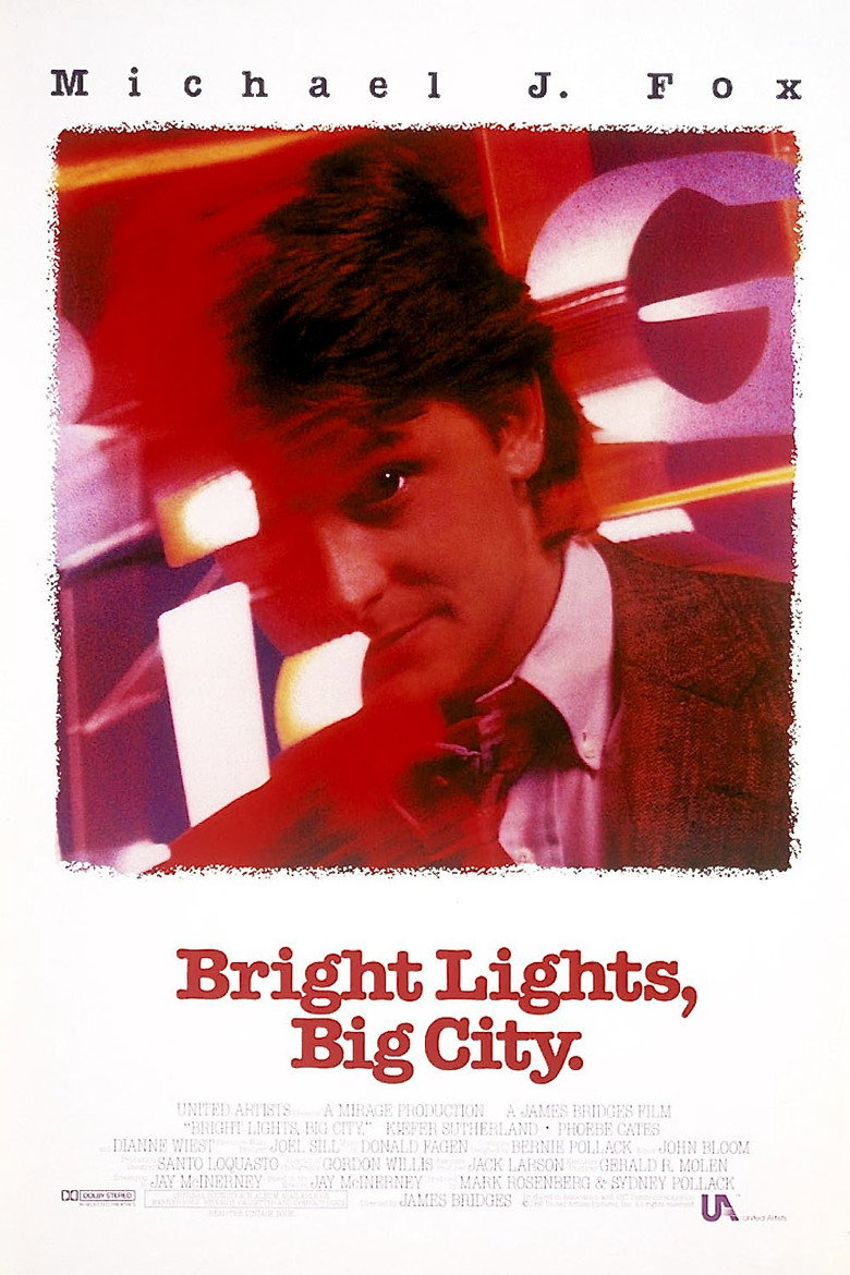 Яскраві вогні, велике місто / Bright Lights, Big City (1988) TMDB poster