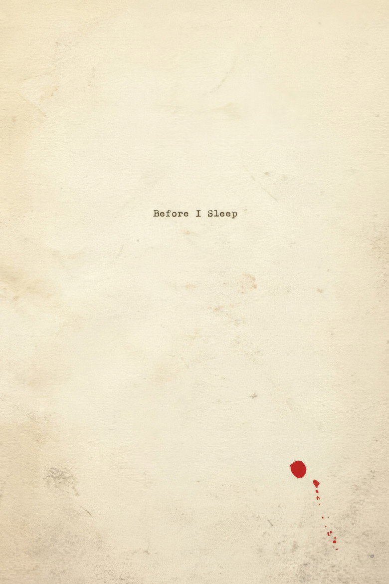 Before I Sleep (2013) TMDB poster
