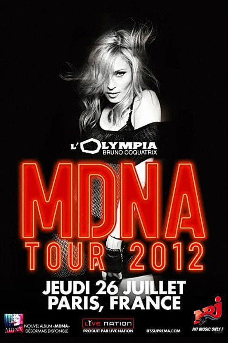 Madonna: Live at Paris Olympia (2012) TMDB poster