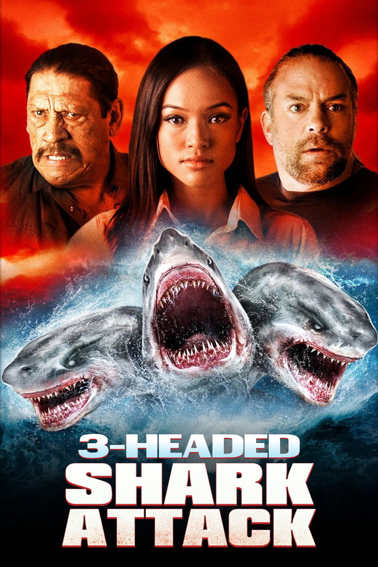 3-Headed Shark Attack (2015) TMDB poster