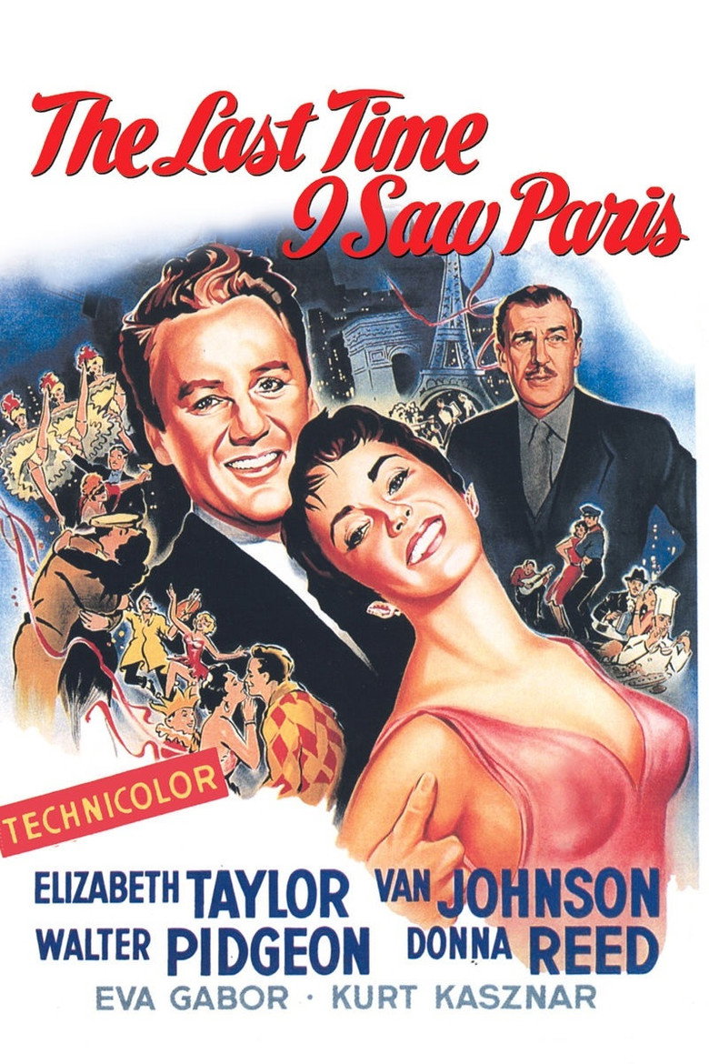 The Last Time I Saw Paris (1954) TMDB poster