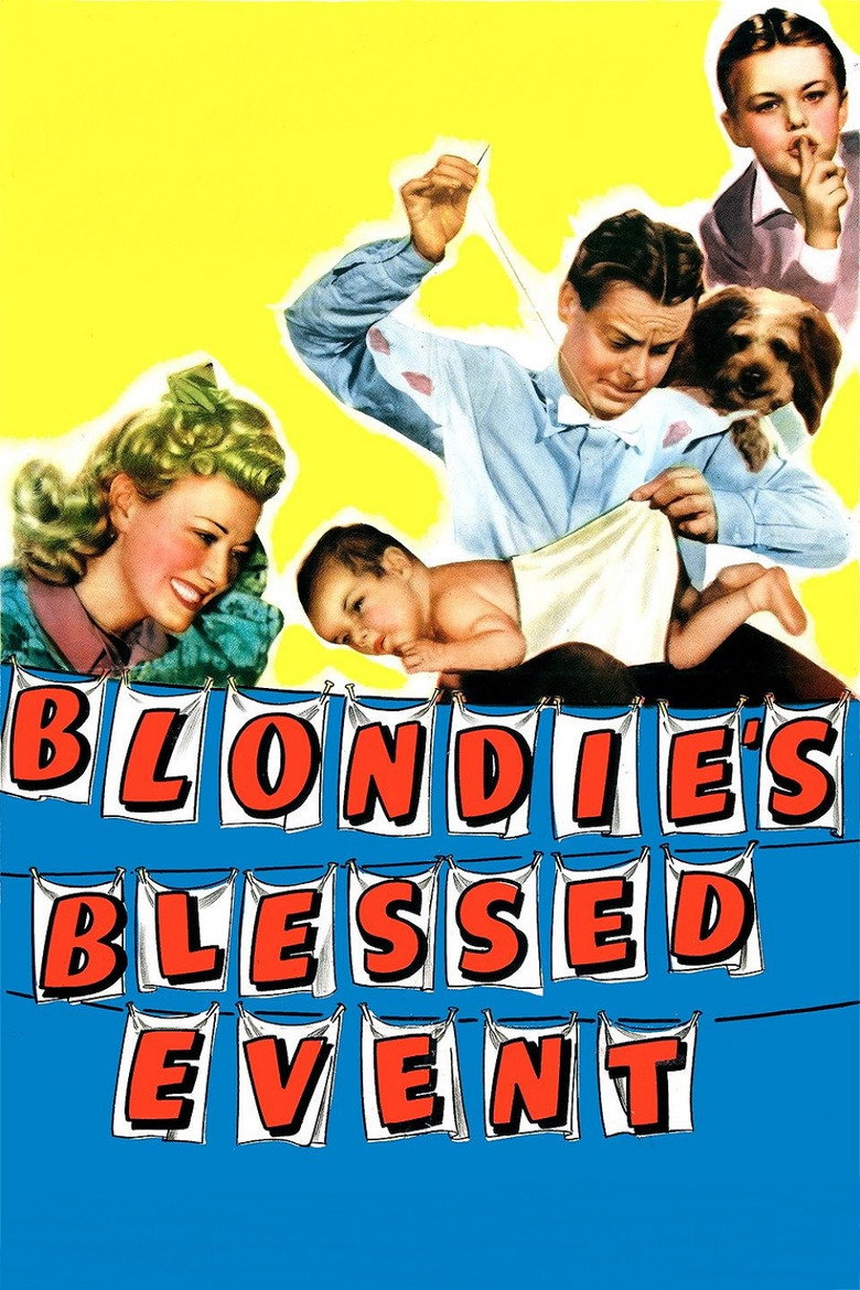 Blondie's Blessed Event (1942) TMDB poster
