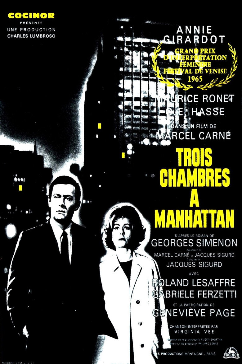 Trois chambres à Manhattan (1965) TMDB poster