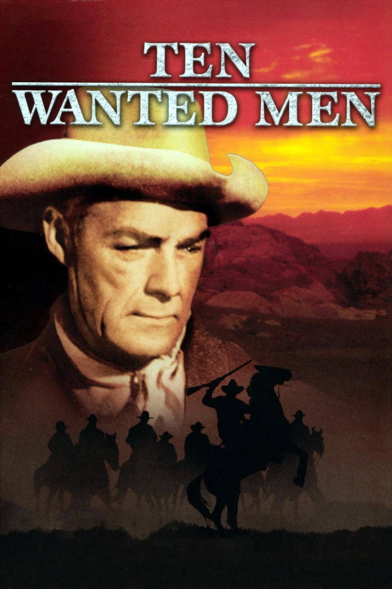Ten Wanted Men (1955) TMDB poster