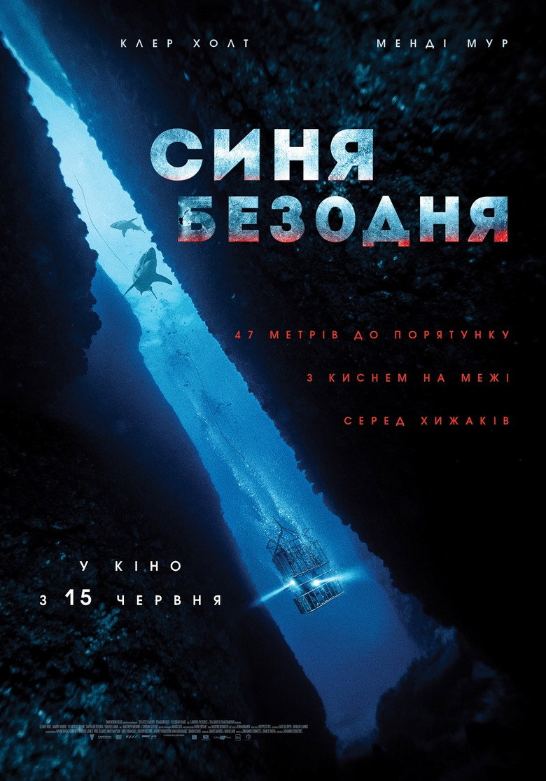 Синя безодня / 47 Meters Down (2017) TMDB poster