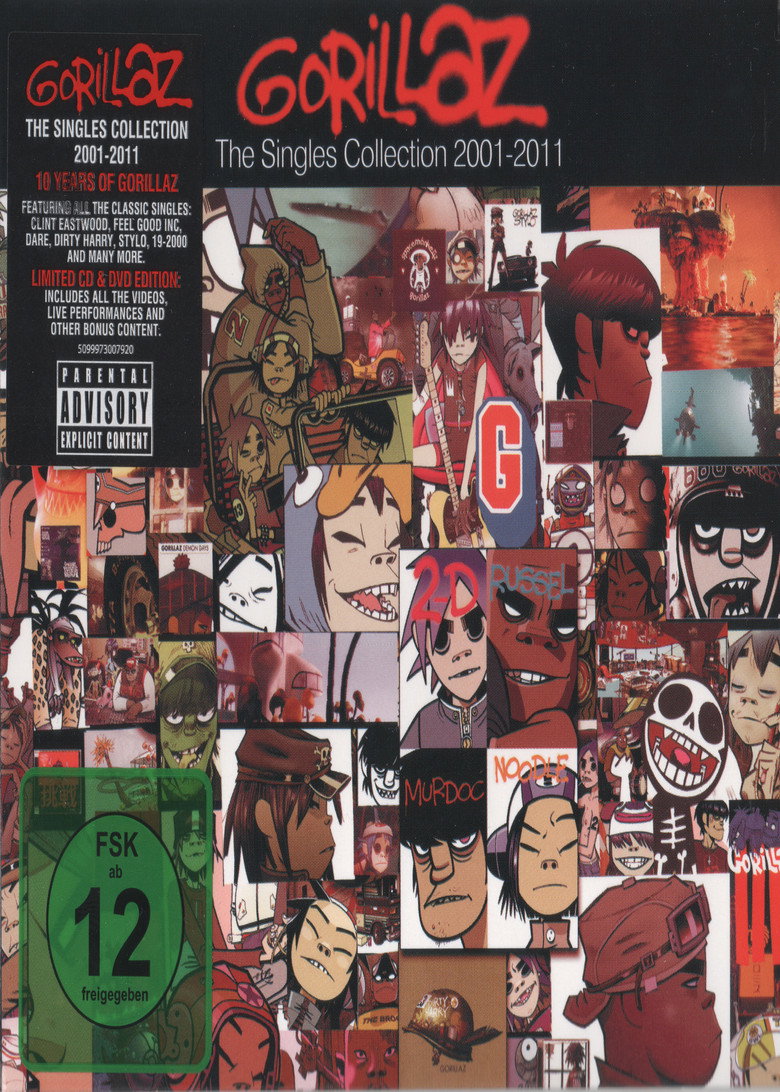 Gorillaz - Single Collection 2001-2011 (2011) TMDB poster