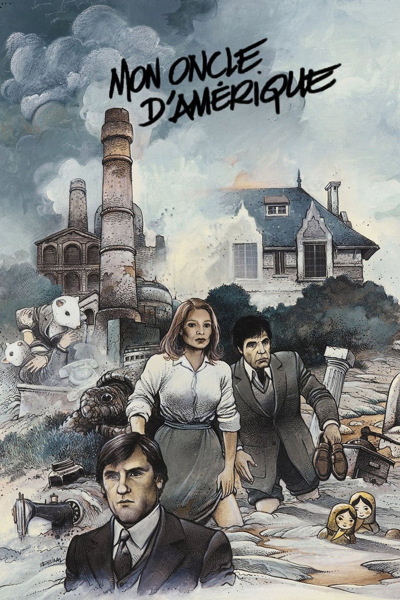 Мій американський дядечко / Mon oncle d'Amérique (1980) TMDB poster