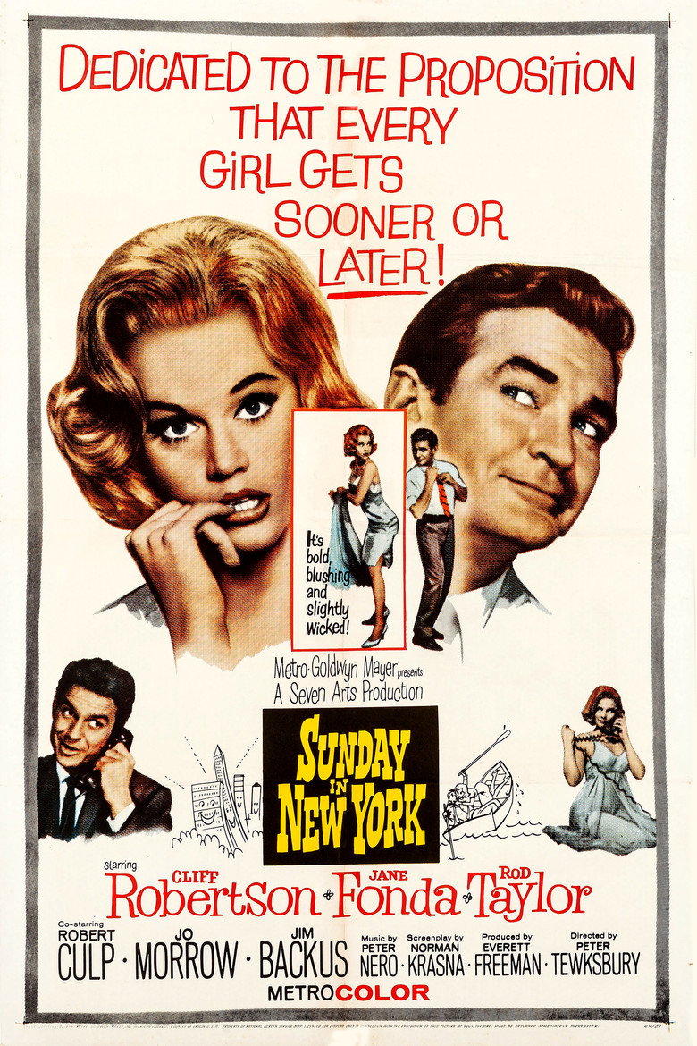 Sunday in New York (1963) TMDB poster