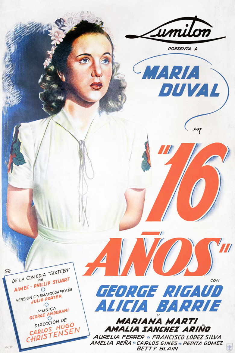 Dieciséis años (1943) TMDB poster