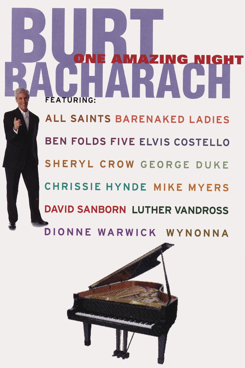 Burt Bacharach: One Amazing Night (1998) TMDB poster