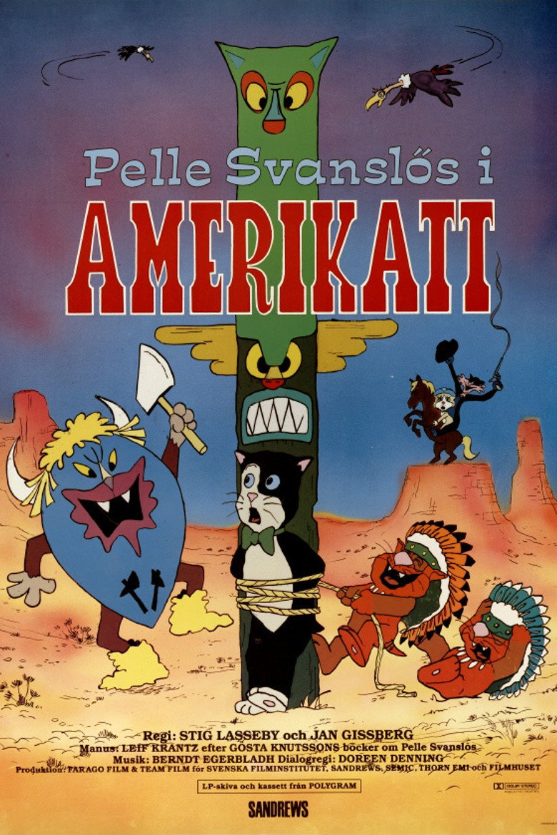 Pelle Svanslös i Amerikatt (1985) TMDB poster