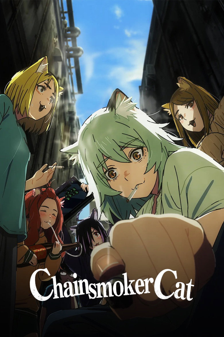 Chainsmoker Cat Poster