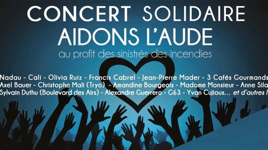 Concert solidaire - Aidons l'Aude