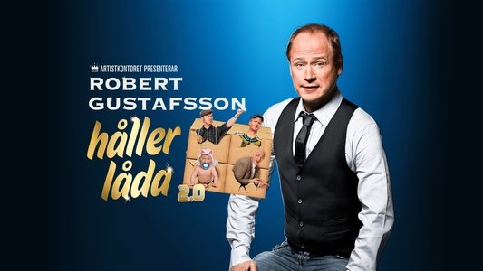Robert Gustafsson håller låda