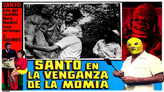 Santo en la venganza de la momia