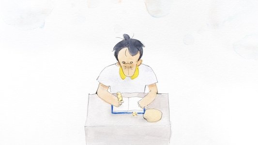 Marc Page et le fromage de chèvre rond