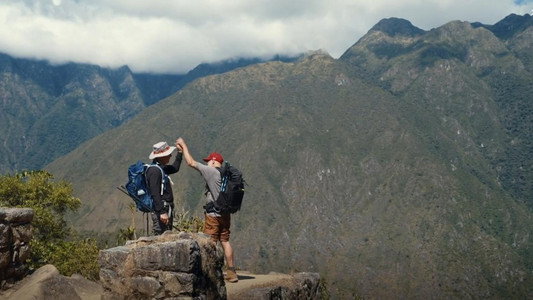 Bob and David Climb Machu Picchu