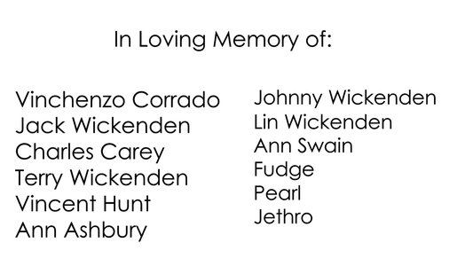 A Tribute: To My Fallen Family
