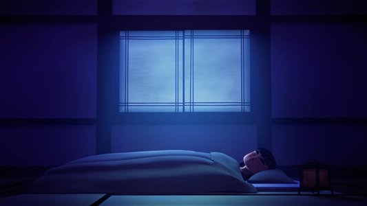 Une lanterne dans la nuit