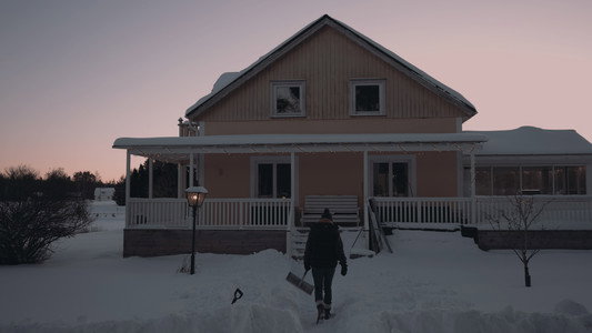 Tyst faller snön