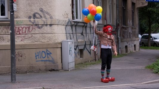 Ballons am Fenster