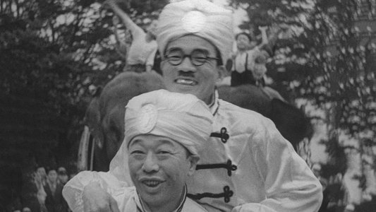 待って居た象