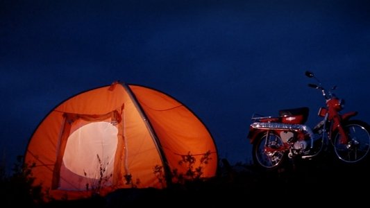 Le campeur décampe