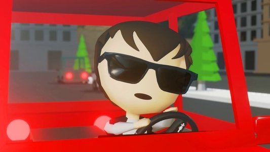 Baby Driver Cartoon - Bellbottoms