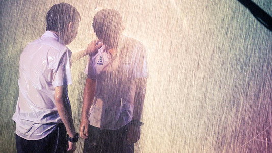 เมื่อฝนหยดลงบนหัว