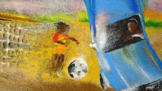 The Blue Car