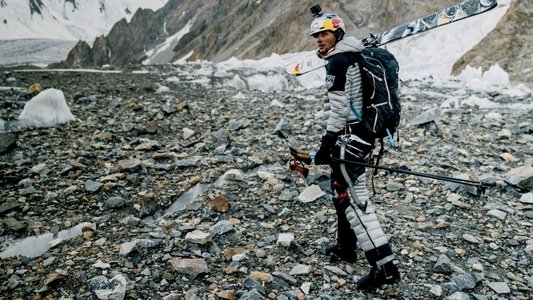 K2: Pierwszy zjazd