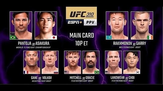 UFC 310: Pantoja vs. Asakura