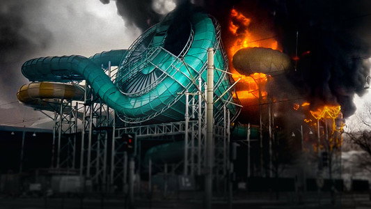 Oceana - branden på Liseberg