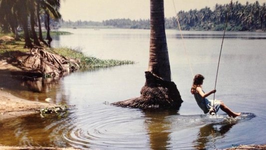 Una isla rodeada de agua
