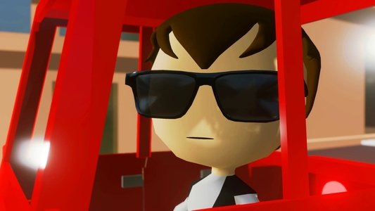 Baby Driver Cartoon - Bellbottoms