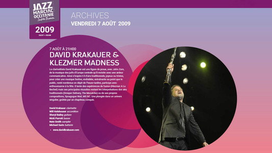 David Krakauer : Jazz in Marciac 2009