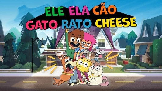 Boy Girl Dog Cat Mouse Cheese