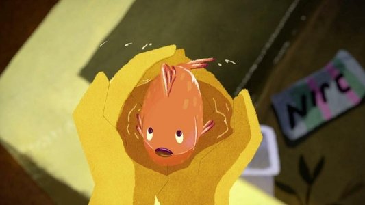 Camino de agua para un pez